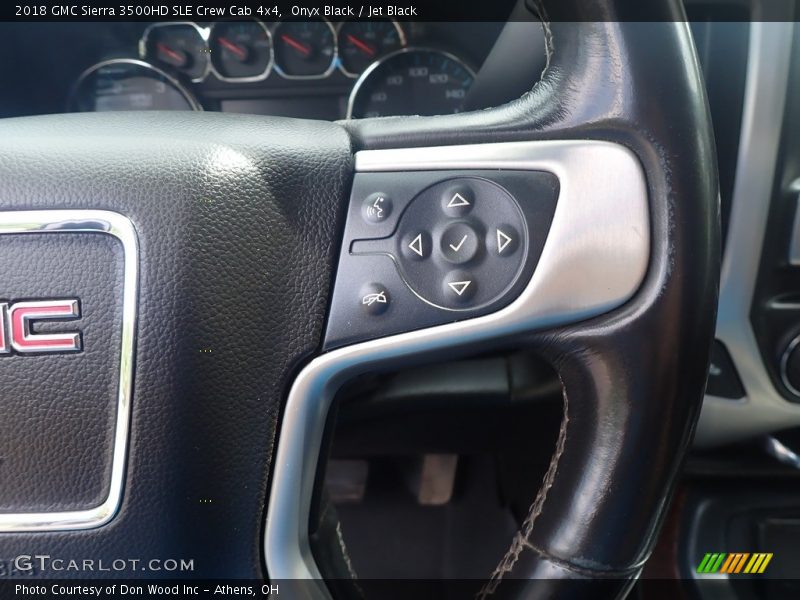 Onyx Black / Jet Black 2018 GMC Sierra 3500HD SLE Crew Cab 4x4