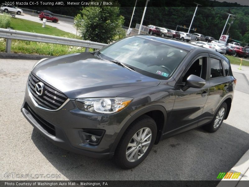 Meteor Gray Mica / Black 2016 Mazda CX-5 Touring AWD