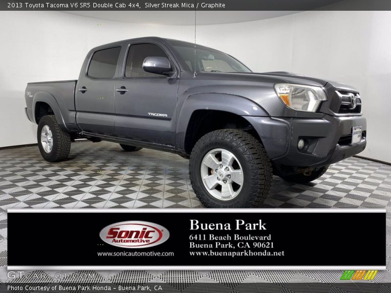 Silver Streak Mica / Graphite 2013 Toyota Tacoma V6 SR5 Double Cab 4x4