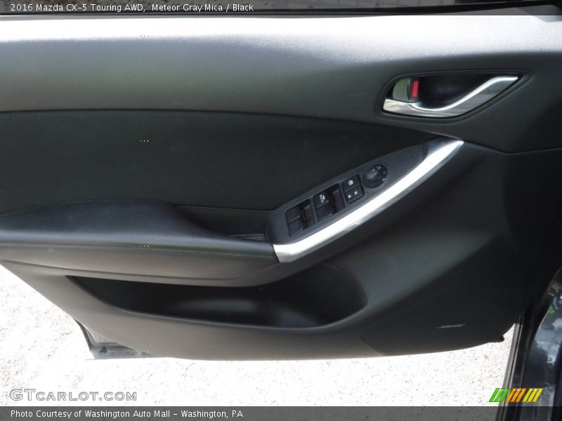 Meteor Gray Mica / Black 2016 Mazda CX-5 Touring AWD