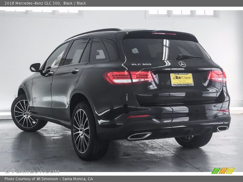Black / Black 2018 Mercedes-Benz GLC 300