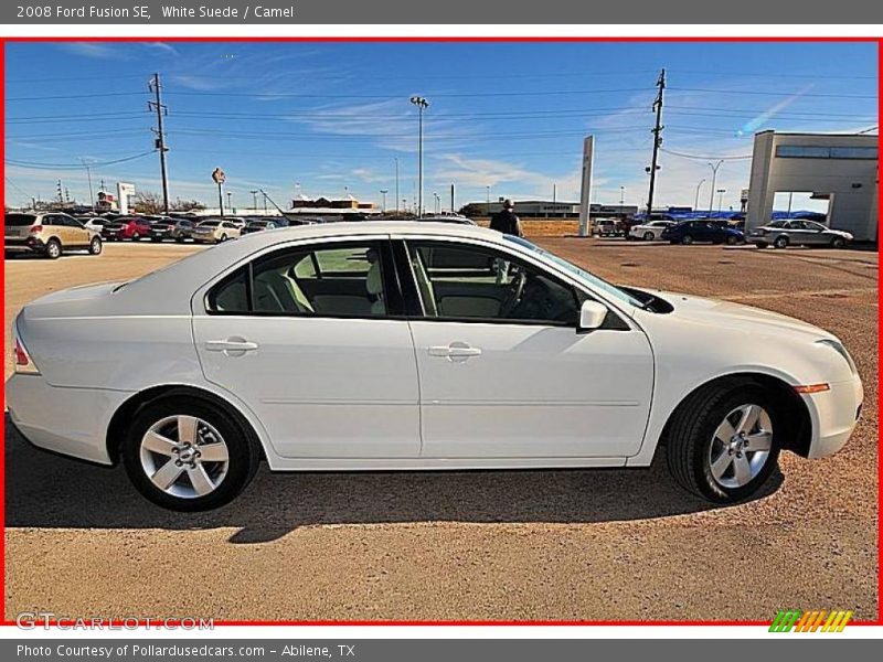 White Suede / Camel 2008 Ford Fusion SE