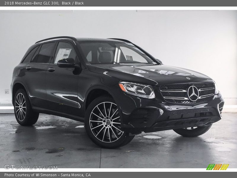 Black / Black 2018 Mercedes-Benz GLC 300