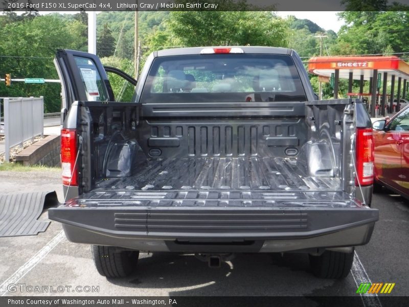 Lithium Gray / Medium Earth Gray 2016 Ford F150 XL SuperCab 4x4