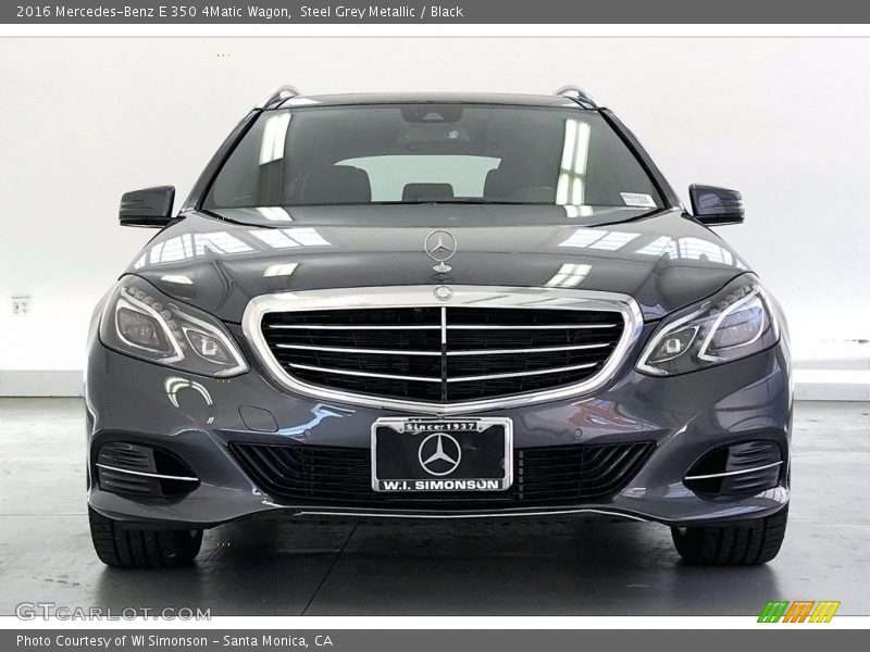 Steel Grey Metallic / Black 2016 Mercedes-Benz E 350 4Matic Wagon