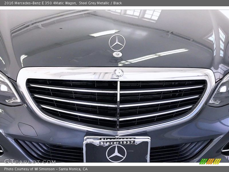 Steel Grey Metallic / Black 2016 Mercedes-Benz E 350 4Matic Wagon