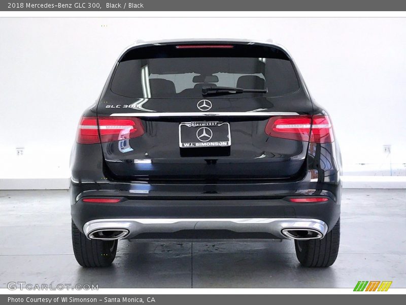 Black / Black 2018 Mercedes-Benz GLC 300