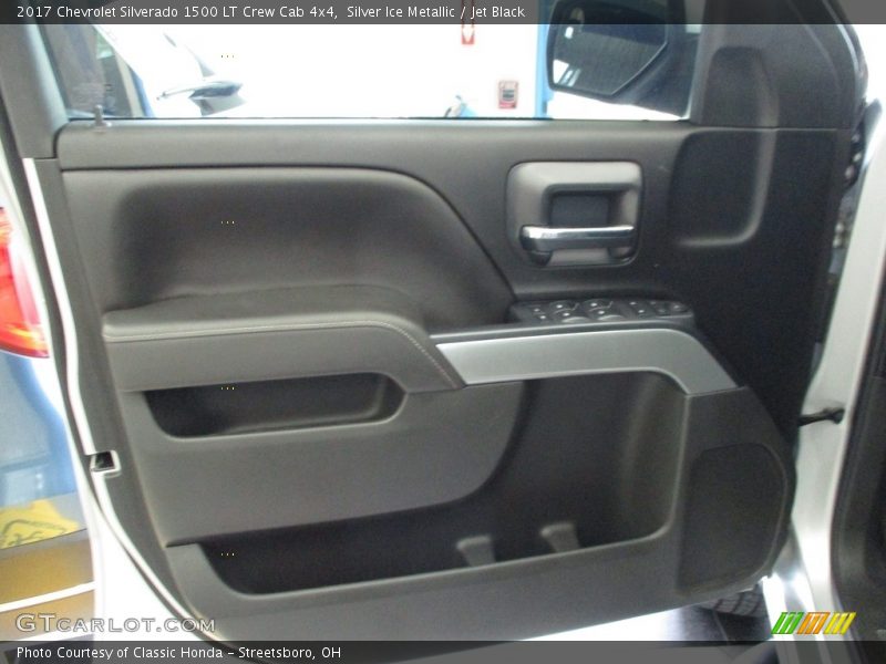 Silver Ice Metallic / Jet Black 2017 Chevrolet Silverado 1500 LT Crew Cab 4x4