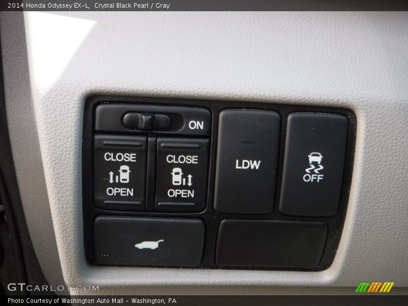 Crystal Black Pearl / Gray 2014 Honda Odyssey EX-L