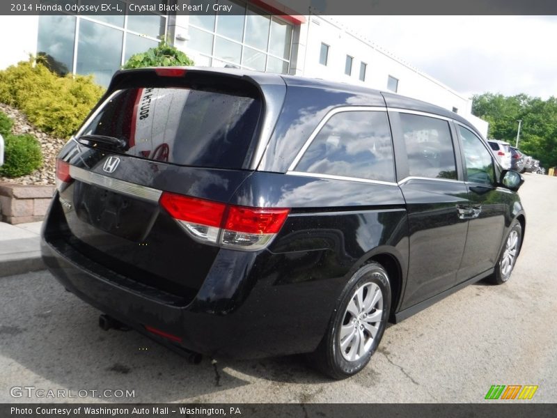 Crystal Black Pearl / Gray 2014 Honda Odyssey EX-L
