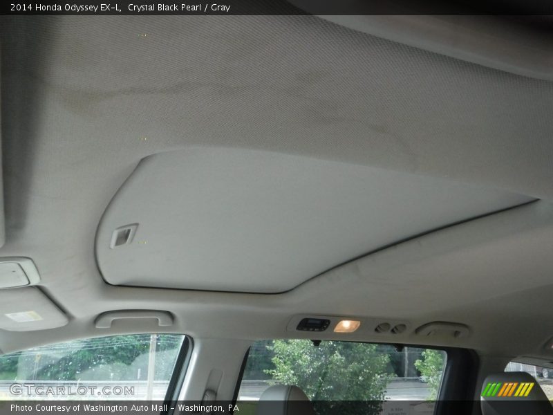 Crystal Black Pearl / Gray 2014 Honda Odyssey EX-L