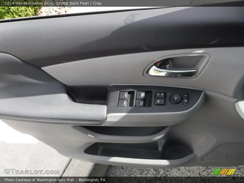 Crystal Black Pearl / Gray 2014 Honda Odyssey EX-L