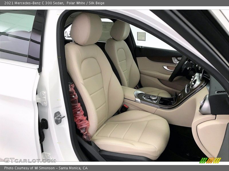 Polar White / Silk Beige 2021 Mercedes-Benz C 300 Sedan