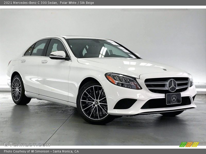 Polar White / Silk Beige 2021 Mercedes-Benz C 300 Sedan