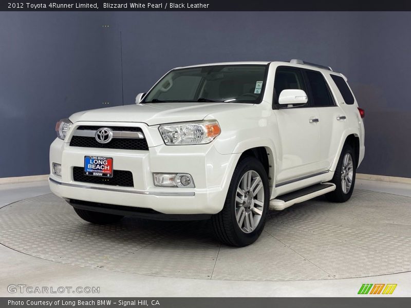 Blizzard White Pearl / Black Leather 2012 Toyota 4Runner Limited