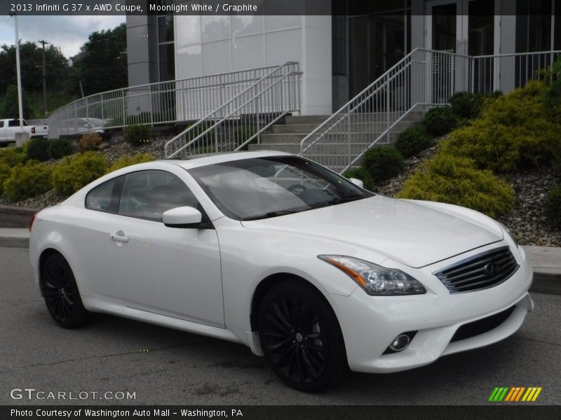 Moonlight White / Graphite 2013 Infiniti G 37 x AWD Coupe