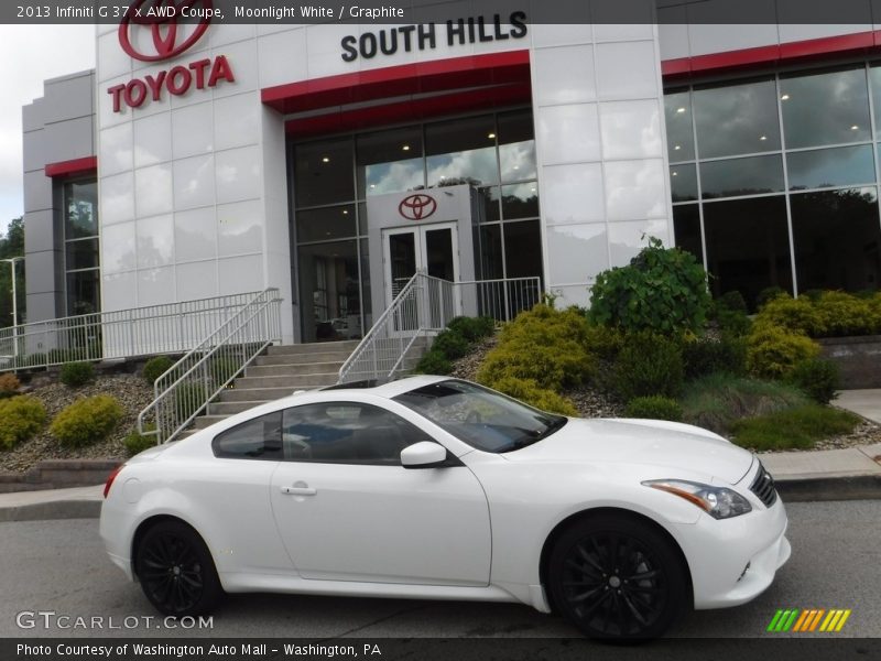 Moonlight White / Graphite 2013 Infiniti G 37 x AWD Coupe