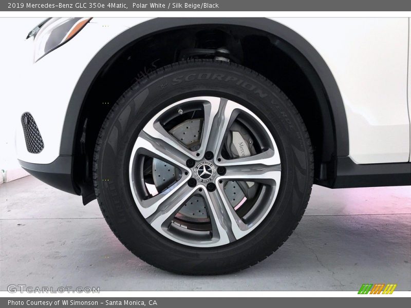 Polar White / Silk Beige/Black 2019 Mercedes-Benz GLC 350e 4Matic