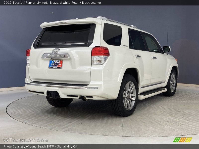 Blizzard White Pearl / Black Leather 2012 Toyota 4Runner Limited