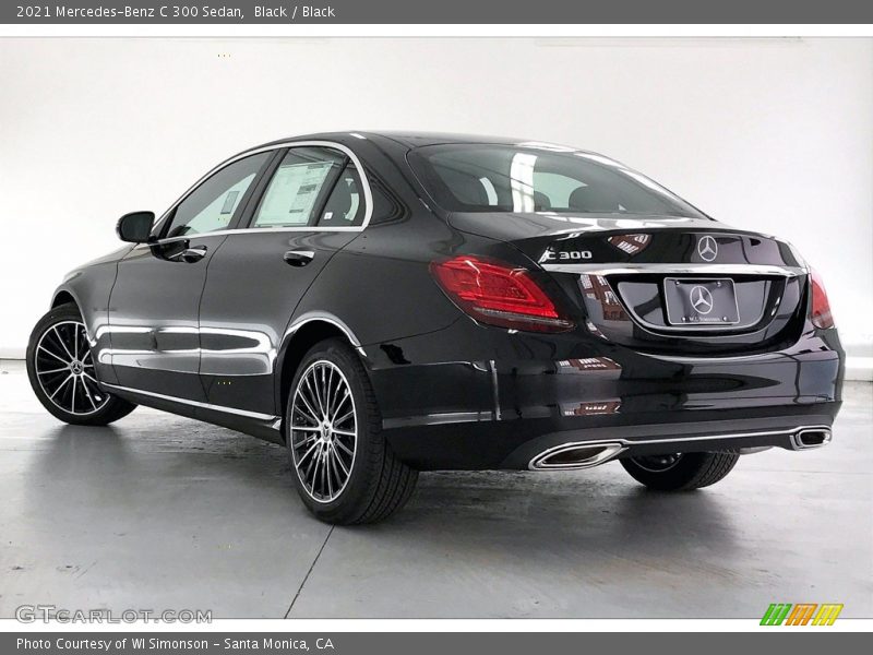 Black / Black 2021 Mercedes-Benz C 300 Sedan