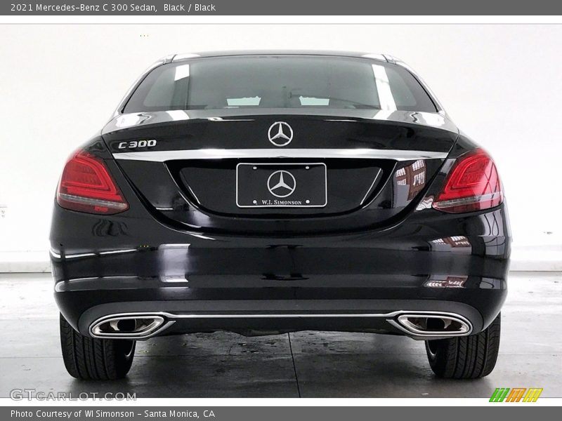 Black / Black 2021 Mercedes-Benz C 300 Sedan