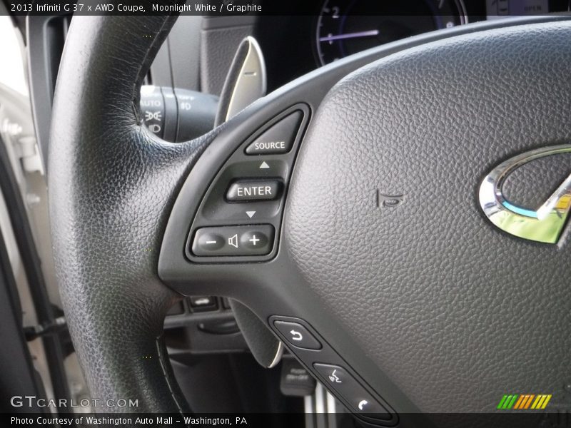 Moonlight White / Graphite 2013 Infiniti G 37 x AWD Coupe