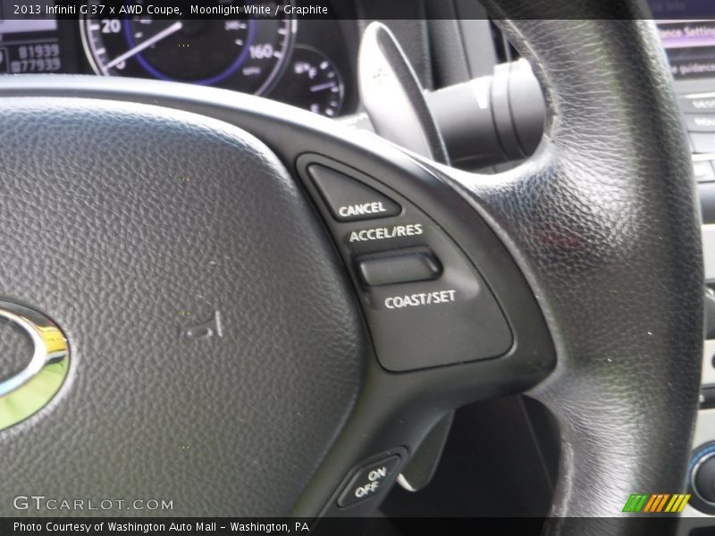 Moonlight White / Graphite 2013 Infiniti G 37 x AWD Coupe