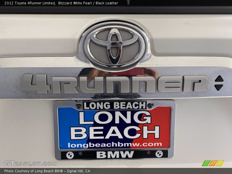 Blizzard White Pearl / Black Leather 2012 Toyota 4Runner Limited