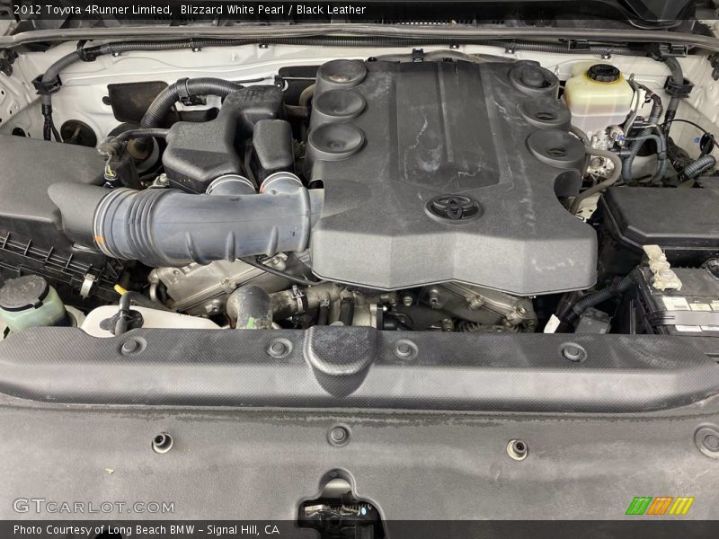 Blizzard White Pearl / Black Leather 2012 Toyota 4Runner Limited