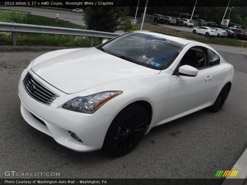 Moonlight White / Graphite 2013 Infiniti G 37 x AWD Coupe