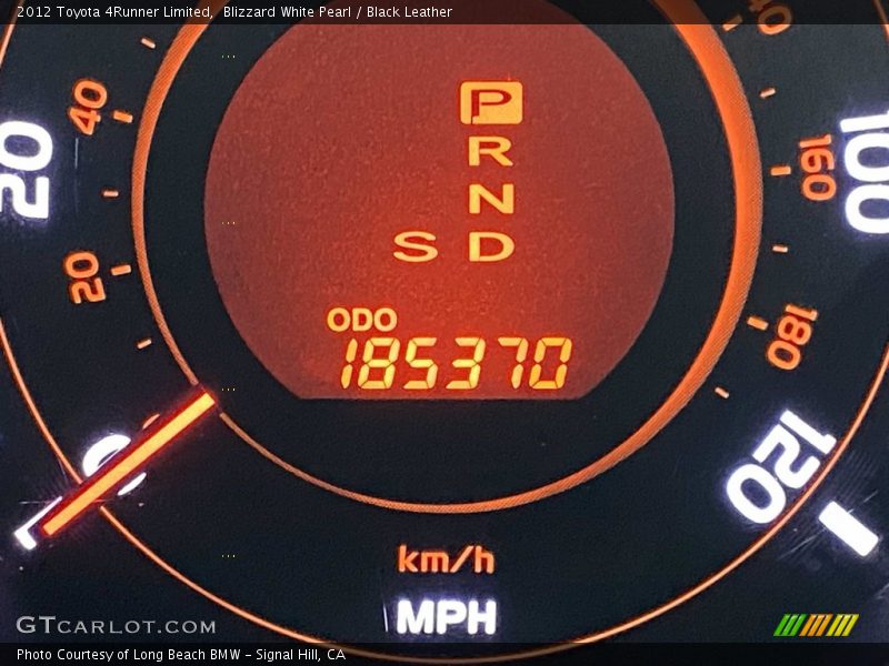 Blizzard White Pearl / Black Leather 2012 Toyota 4Runner Limited