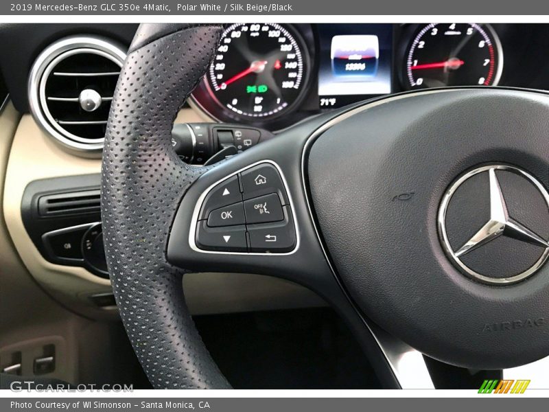 Polar White / Silk Beige/Black 2019 Mercedes-Benz GLC 350e 4Matic