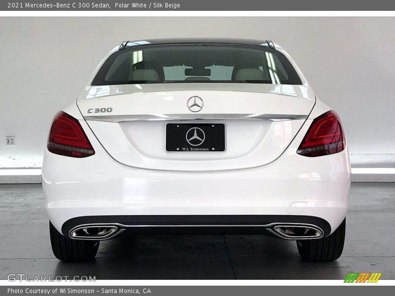 Polar White / Silk Beige 2021 Mercedes-Benz C 300 Sedan
