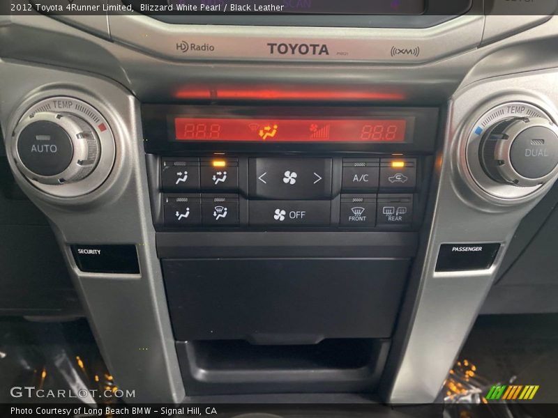 Blizzard White Pearl / Black Leather 2012 Toyota 4Runner Limited