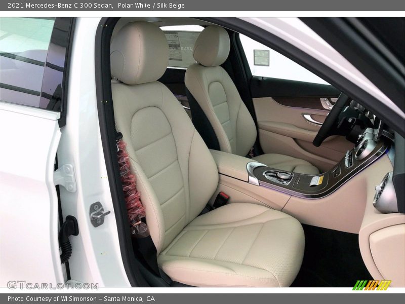 Polar White / Silk Beige 2021 Mercedes-Benz C 300 Sedan