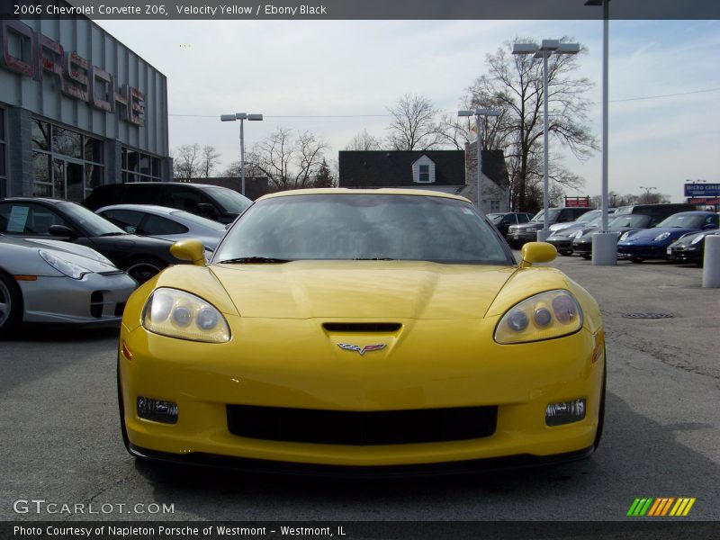 Velocity Yellow / Ebony Black 2006 Chevrolet Corvette Z06
