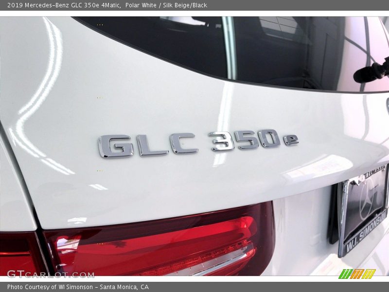 Polar White / Silk Beige/Black 2019 Mercedes-Benz GLC 350e 4Matic