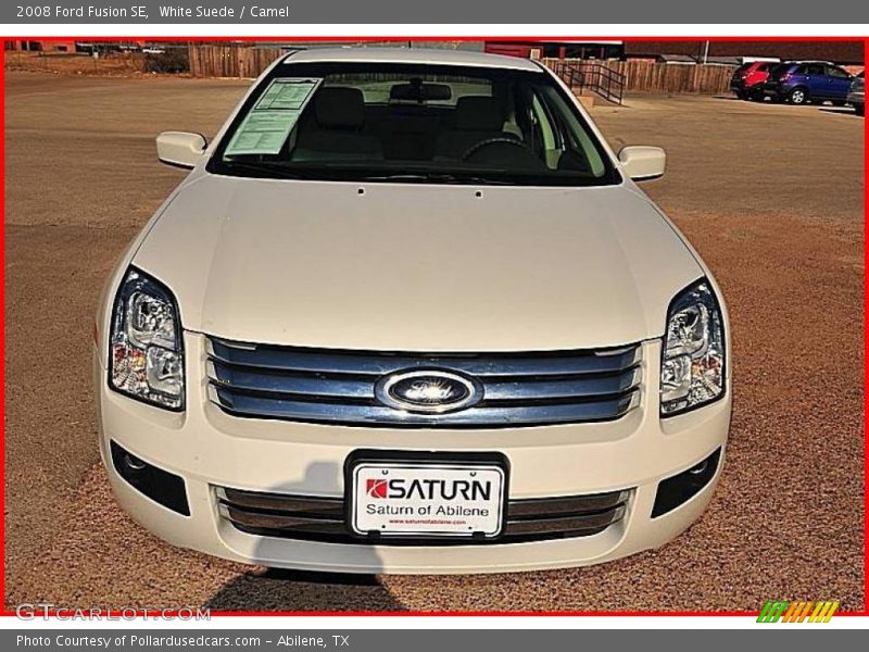 White Suede / Camel 2008 Ford Fusion SE