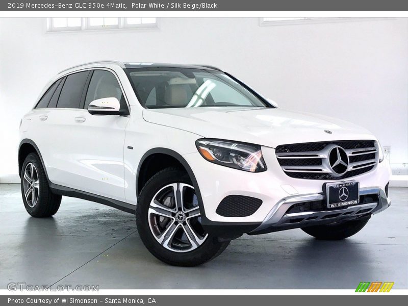 Polar White / Silk Beige/Black 2019 Mercedes-Benz GLC 350e 4Matic
