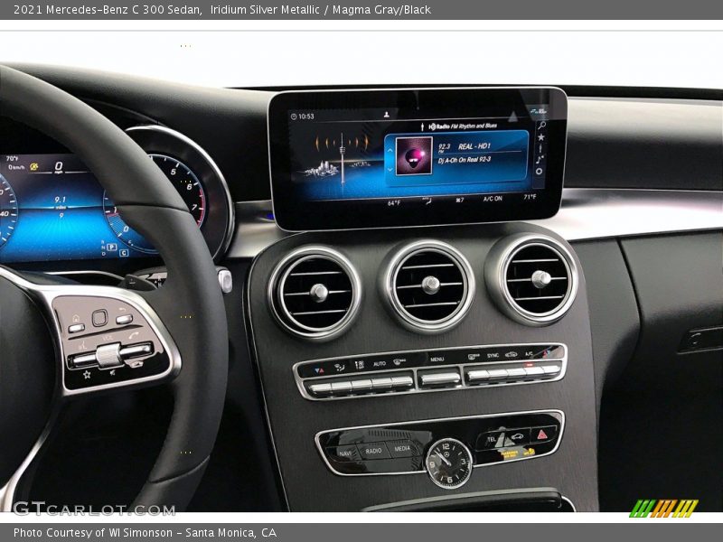Controls of 2021 C 300 Sedan