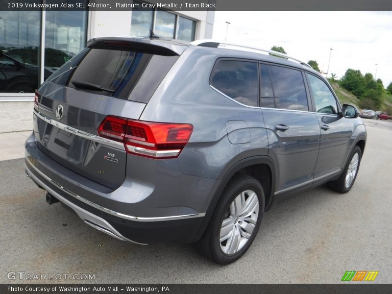 Platinum Gray Metallic / Titan Black 2019 Volkswagen Atlas SEL 4Motion