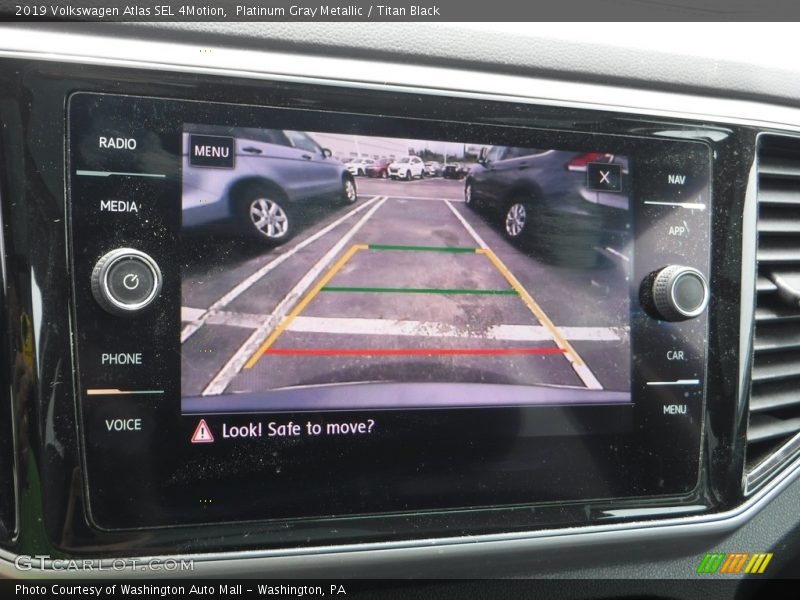Platinum Gray Metallic / Titan Black 2019 Volkswagen Atlas SEL 4Motion
