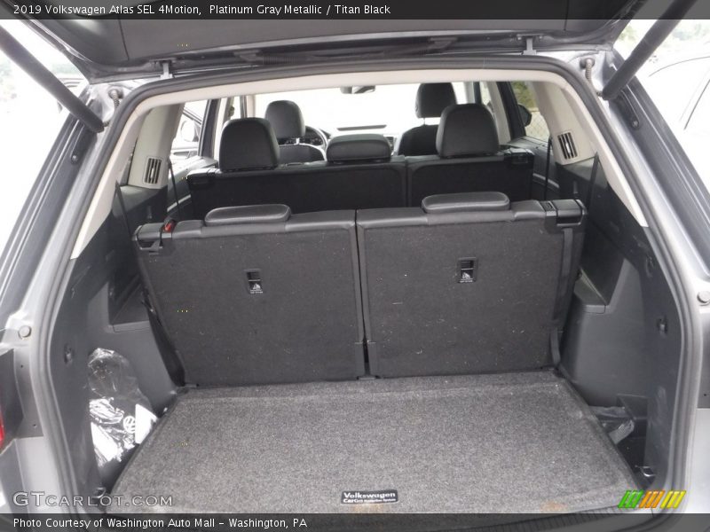 Platinum Gray Metallic / Titan Black 2019 Volkswagen Atlas SEL 4Motion