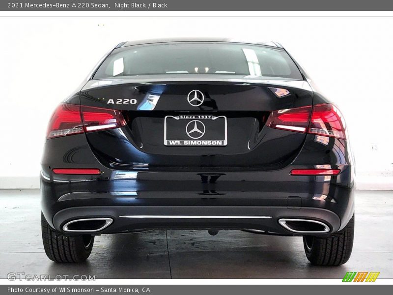 Night Black / Black 2021 Mercedes-Benz A 220 Sedan