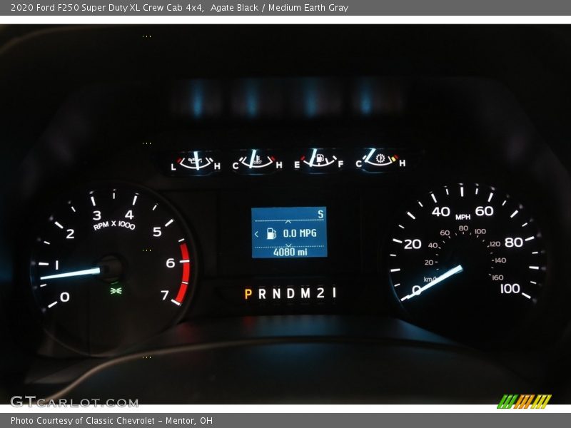 Agate Black / Medium Earth Gray 2020 Ford F250 Super Duty XL Crew Cab 4x4