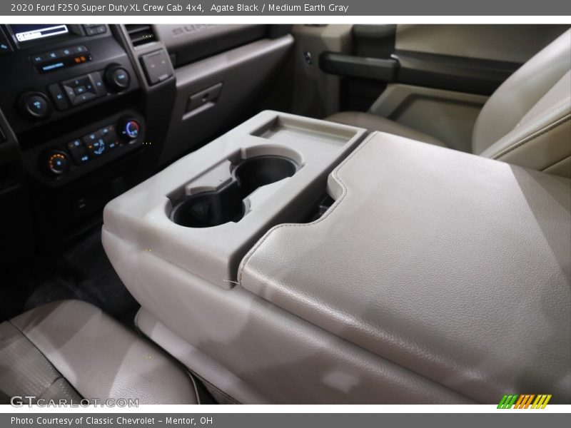 Agate Black / Medium Earth Gray 2020 Ford F250 Super Duty XL Crew Cab 4x4