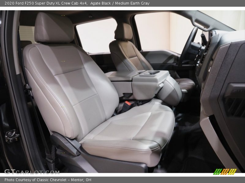 Agate Black / Medium Earth Gray 2020 Ford F250 Super Duty XL Crew Cab 4x4