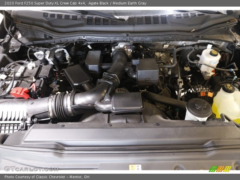 Agate Black / Medium Earth Gray 2020 Ford F250 Super Duty XL Crew Cab 4x4