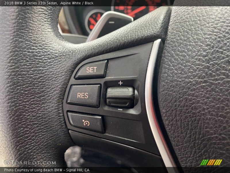 Alpine White / Black 2018 BMW 3 Series 330i Sedan