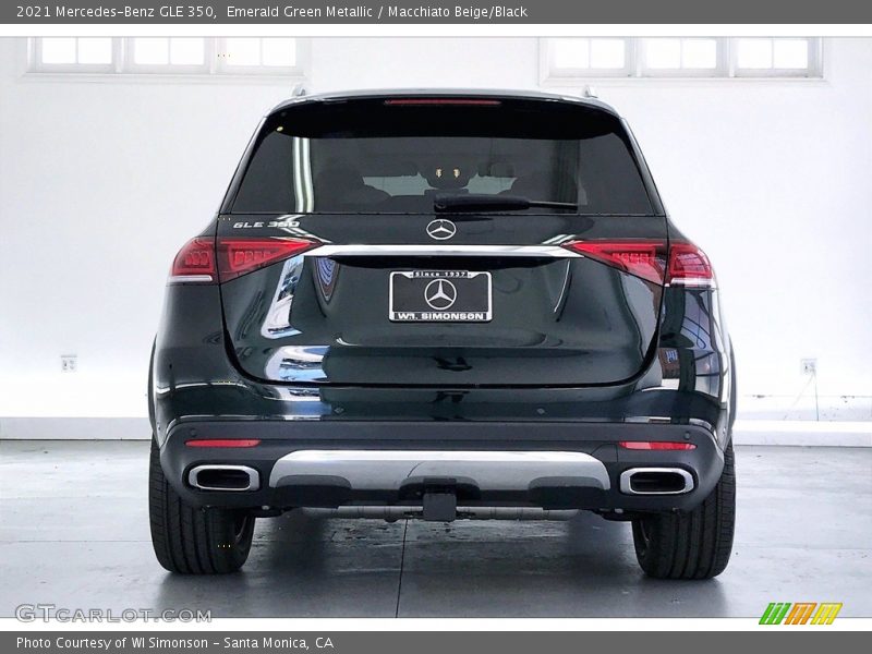 Emerald Green Metallic / Macchiato Beige/Black 2021 Mercedes-Benz GLE 350